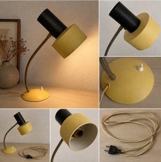 Lámpara Escritorio Vintage Holandesa Flexo