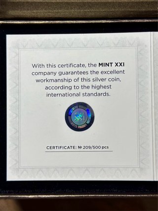 Moneda de Plata pura Icarus de 1 Onza