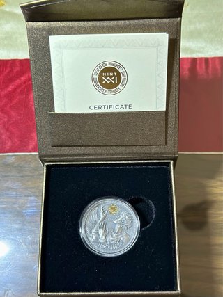 Moneda de Plata pura Icarus de 1 Onza