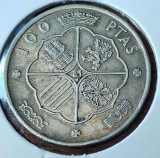 Lote (B) 4 Monedas Plata España