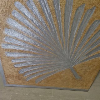 Cuadro Decorativo Hoja Palmera mide 90x90