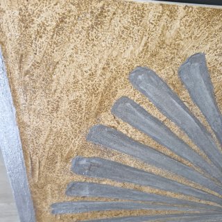 Cuadro Decorativo Hoja Palmera mide 90x90