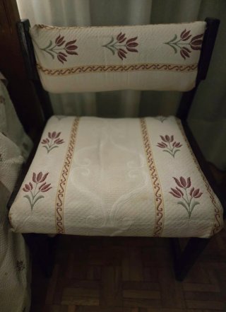 Conjunto Edredón 135 cm, Cojines, Silla y Bando