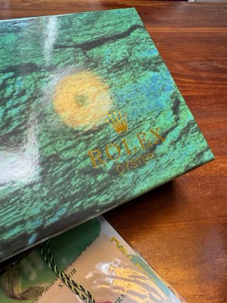 Scatola Rolex Oyster Verde