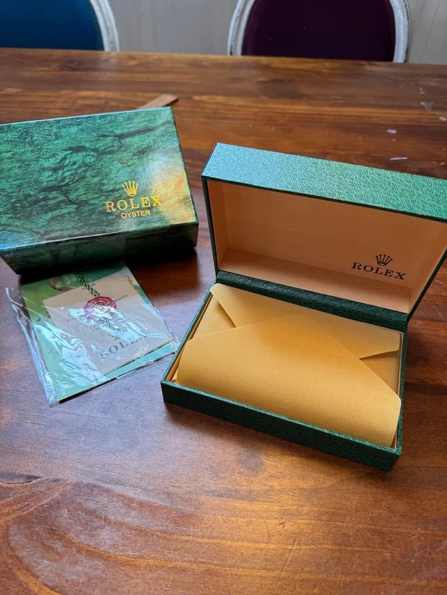 Caja Rolex Oyster Verde