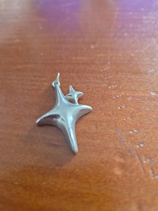 Collar de plata con estrella