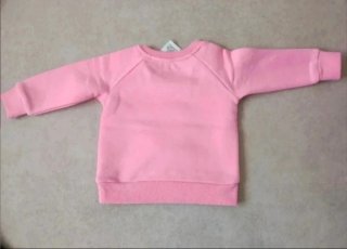 Sudadera bebé rosa con dibujo de conejo
