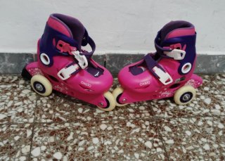 Patines Oxelo Niña Talla 26-28 Ajustables
