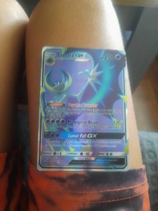 Lunala GX 2017 Carta Pokémon Real