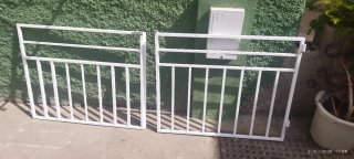 Barandilla de escalera blanca