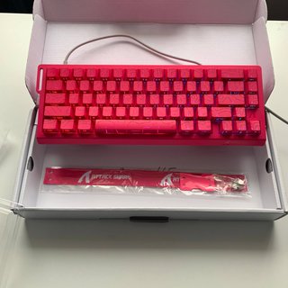 Teclado Mecánico Gaming Attack Shark X68 HE Rosa