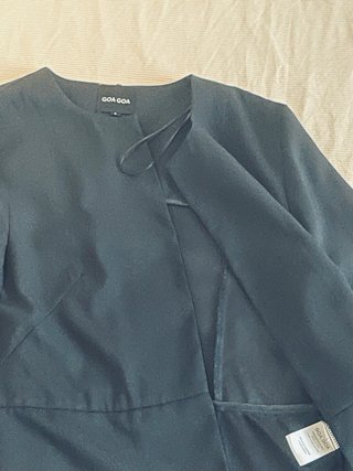 Blazer Goa Goa azul mangas acampanadas Talla S