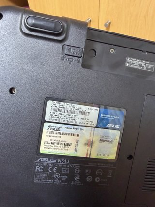ASUS N61J para piezas