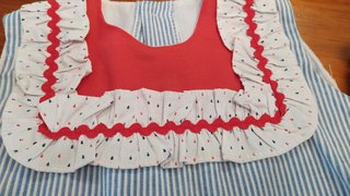 Vestido niña 3 años - Jesusito rayas 3 piezas