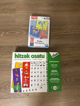 2 Juegos educativos en euskera: Silabas y Palabras