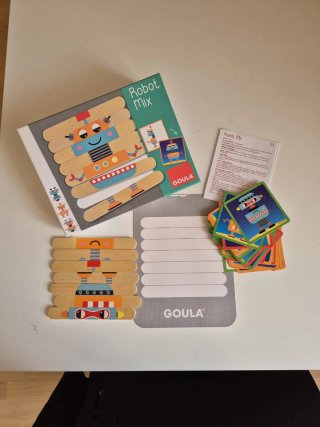 Puzzle Robot Goula Madera