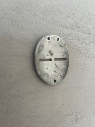 Chapa identificativa Guerra Civil Española