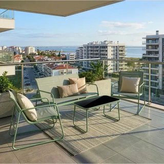 Conjunto jardín 4 plazas con mesa