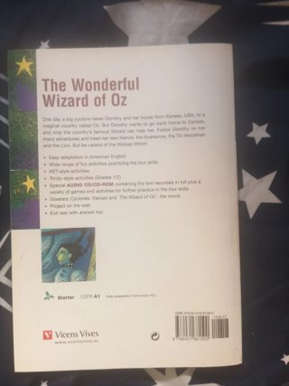 The wonderful wizard of Oz, ESO. Material auxiliar