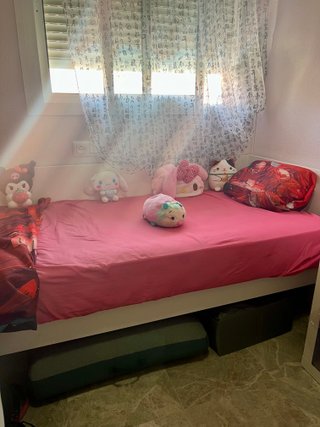 Cama Diván IKEA VIHALS 80x200 Blanca + Somier