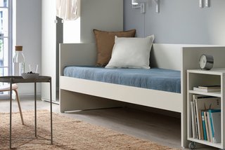 Cama Diván IKEA VIHALS 80x200 Blanca + Somier