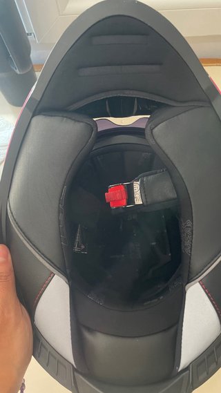 Casco Moto LS2 Storm Mujer Rosa Blanco