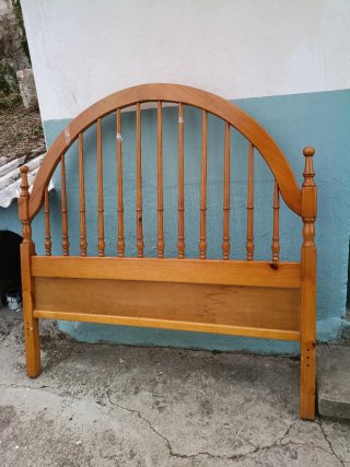 Cabecero de cama de pino
