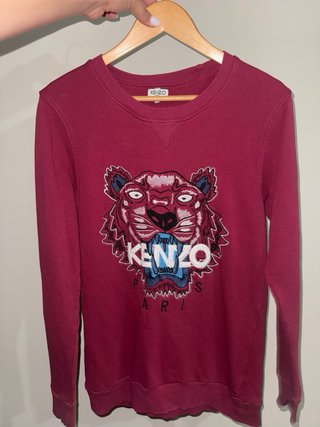 Sudadero Kenzo burdeos.