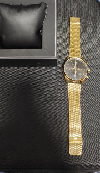 Reloj Hugo Boss Dorado y Negro