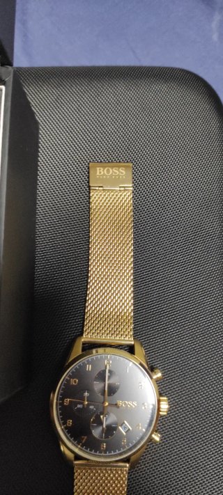 Reloj Hugo Boss Dorado y Negro