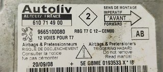 CENTRALITA AIRBAG PEUGEOT 308 Sport 9665100080