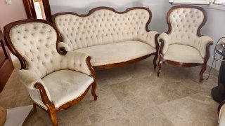 Conjunto tresillo y sillones