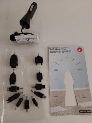 Cargador Coche Silver Crest Universal