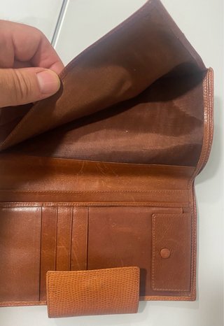 Billetera Continental Vintage NINA RICCI PIEL