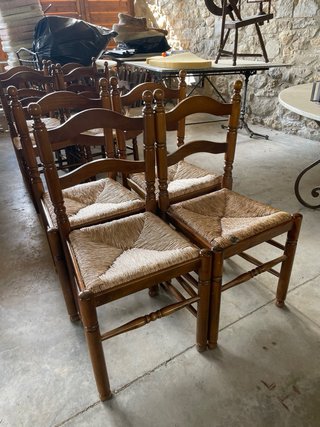 Pack de 4 Sillas de Madera