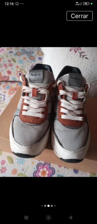 Zapatillas Pepe Jeans grises y blancas