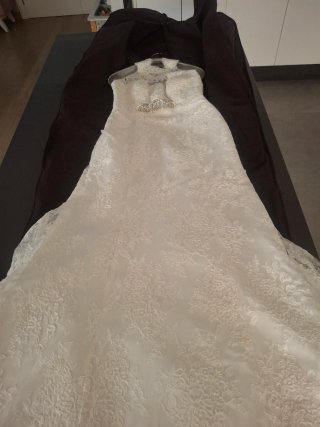 Traje de Novia Aire Barcelona Blanco