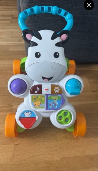 Fisher-Price Cebra Parlanchina Ríe y Aprende