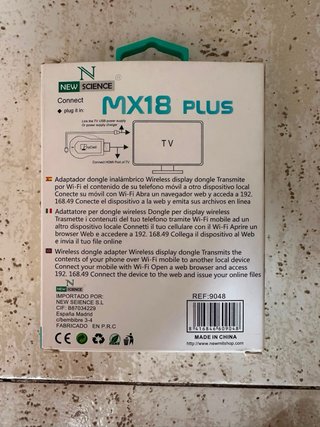 Dongle Inalámbrico EnyCast MX18 PLUS