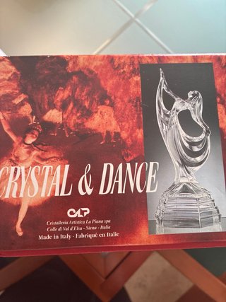 Figura Bailarina Cristal con Caja