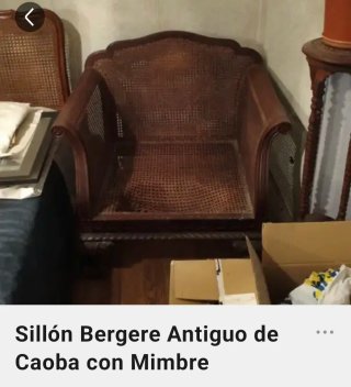 Dos sillones Bergere.