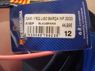 Camiseta FCB Infantil