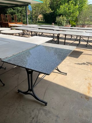 Mesa de mármol para 4 personas