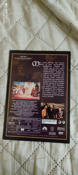 DVD Los Diez Mandamientos Parte II