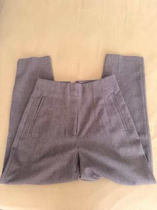 Pantalón de traje gris Zara