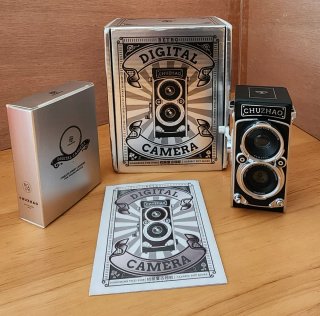 Cámara Digital Retro Chuzhao Estilo TLR Vintage