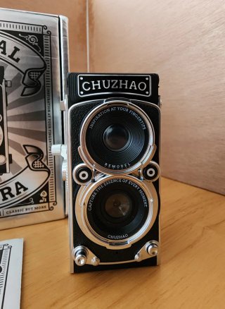 Cámara Digital Retro Chuzhao Estilo TLR Vintage