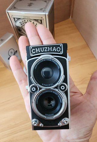 Cámara Digital Retro Chuzhao Estilo TLR Vintage