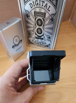 Cámara Digital Retro Chuzhao Estilo TLR Vintage