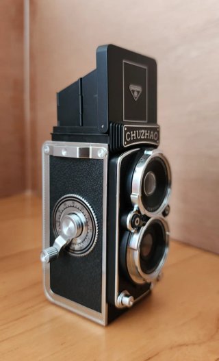 Cámara Digital Retro Chuzhao Estilo TLR Vintage